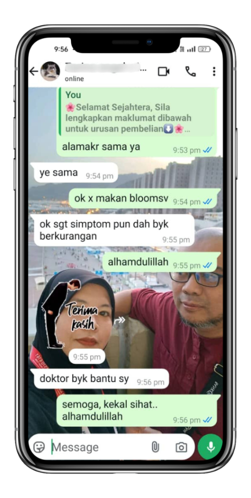 klinik-dr-aziah-testimoni-blooms-v